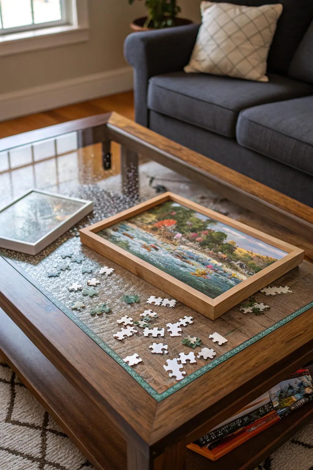 An art conundrum embodies a placid and gratifying manner to engage with art.
