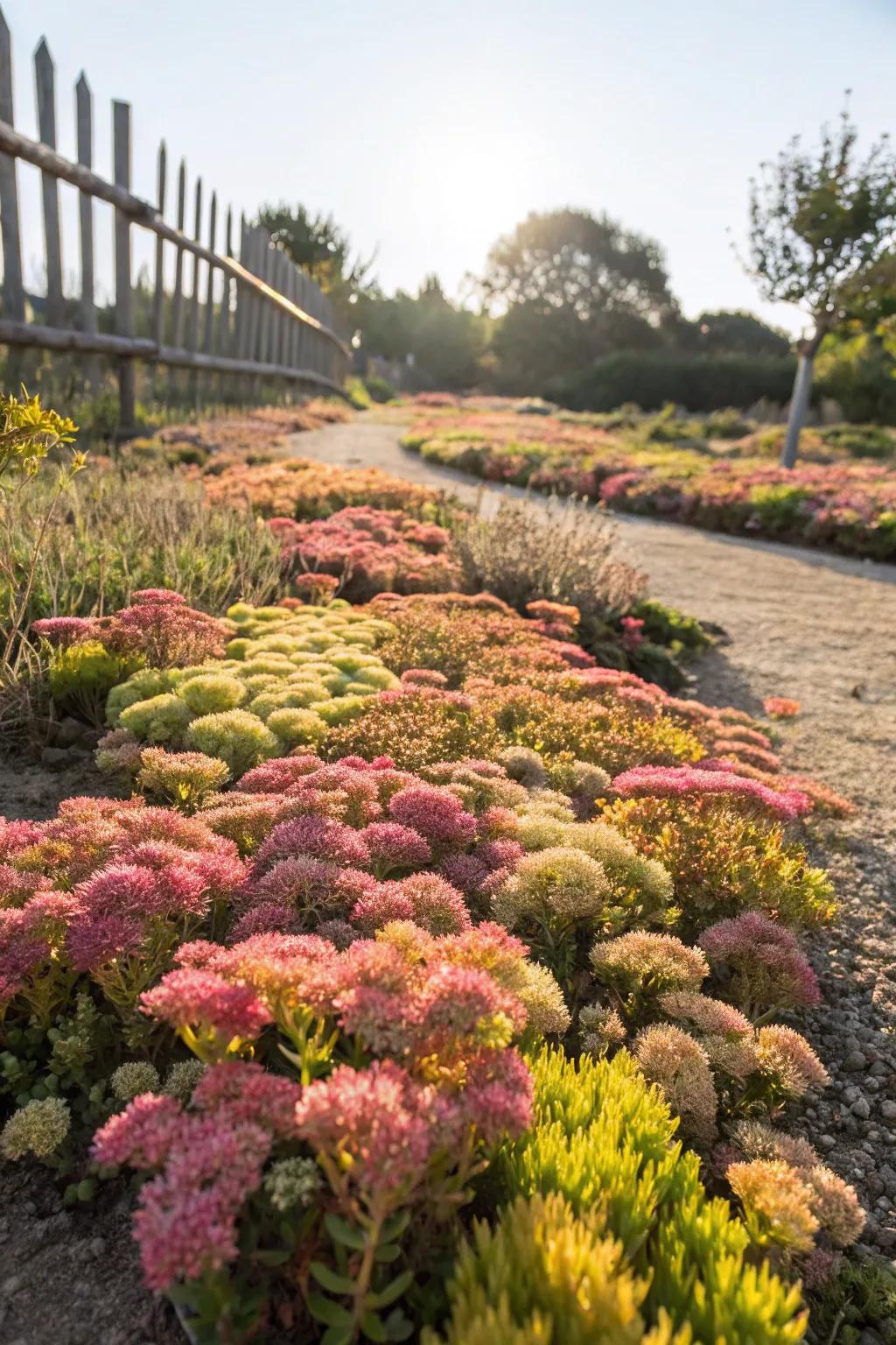 Sedums deliver a vibrant and drought-tolerant verdant cover.