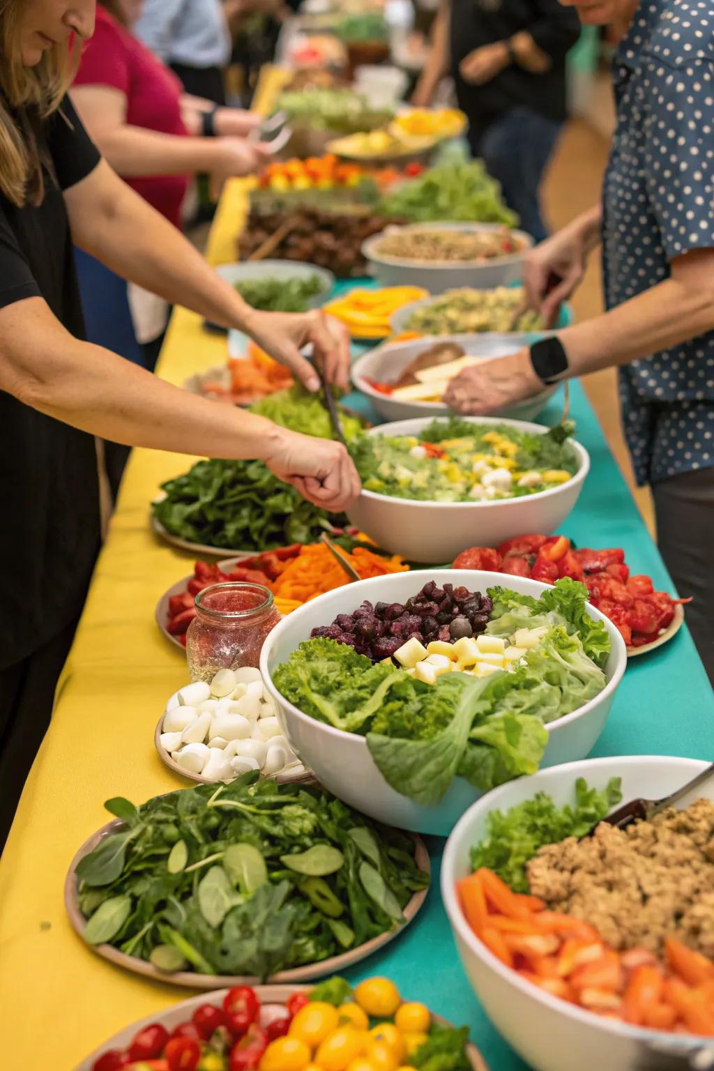 Craft your own new and vibrant salad.