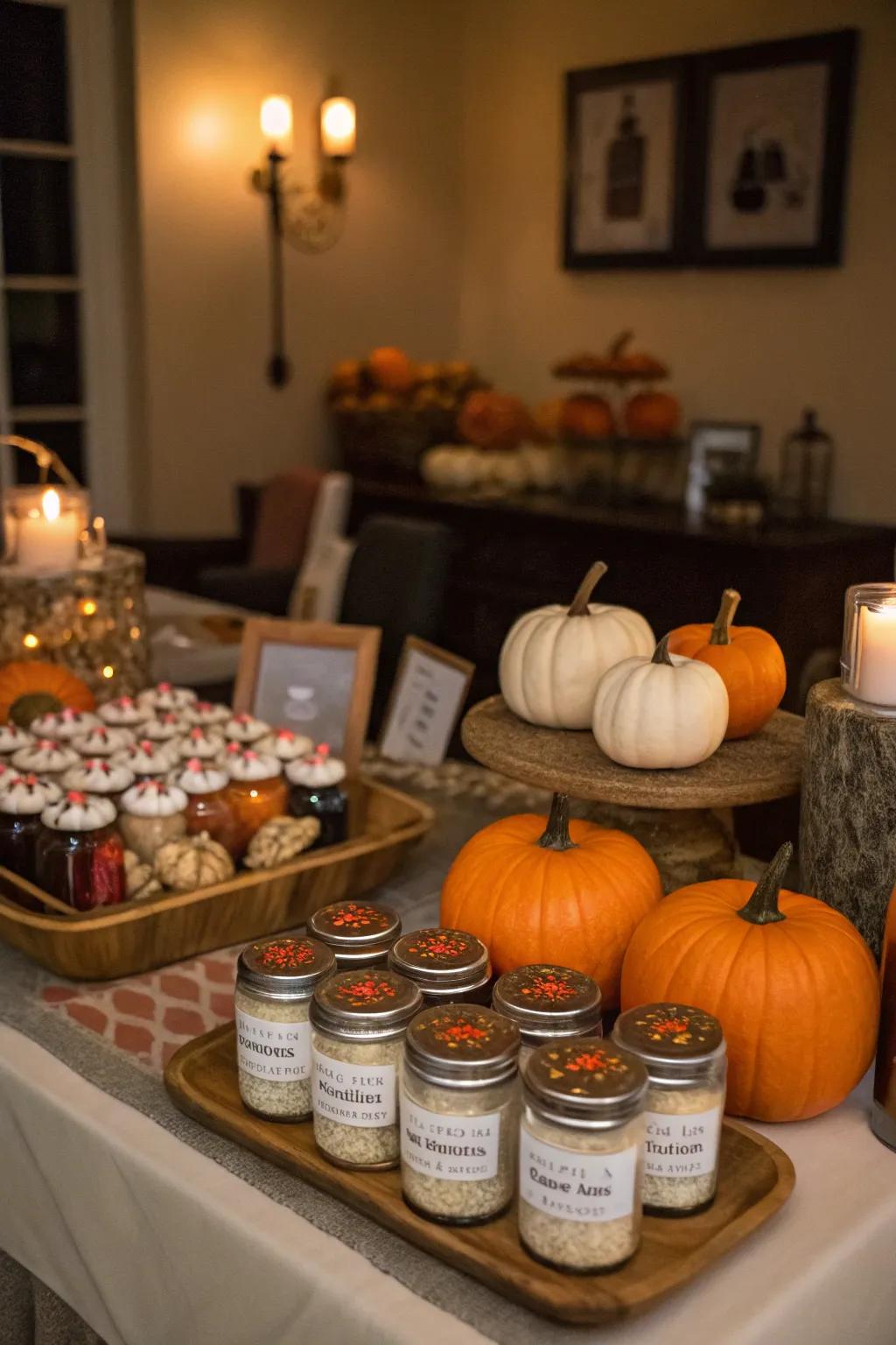 Considerate favors entrust attendees alongside a memorable token of the occasion.