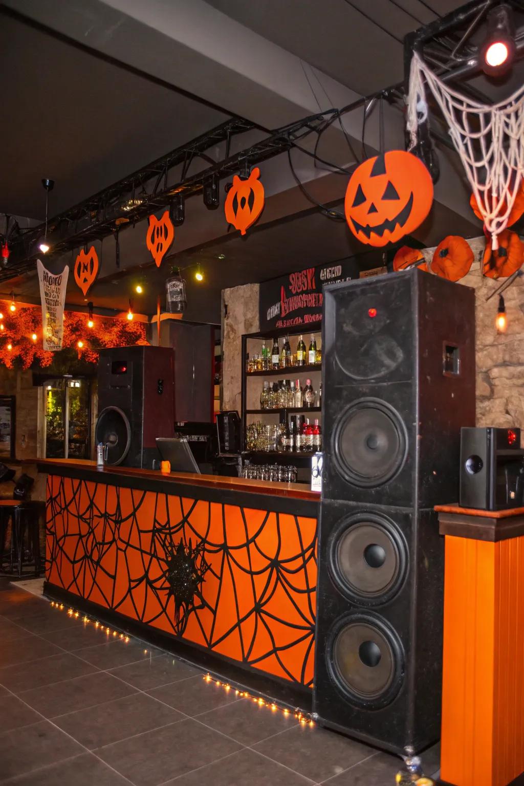 Alter your area with eerie music.