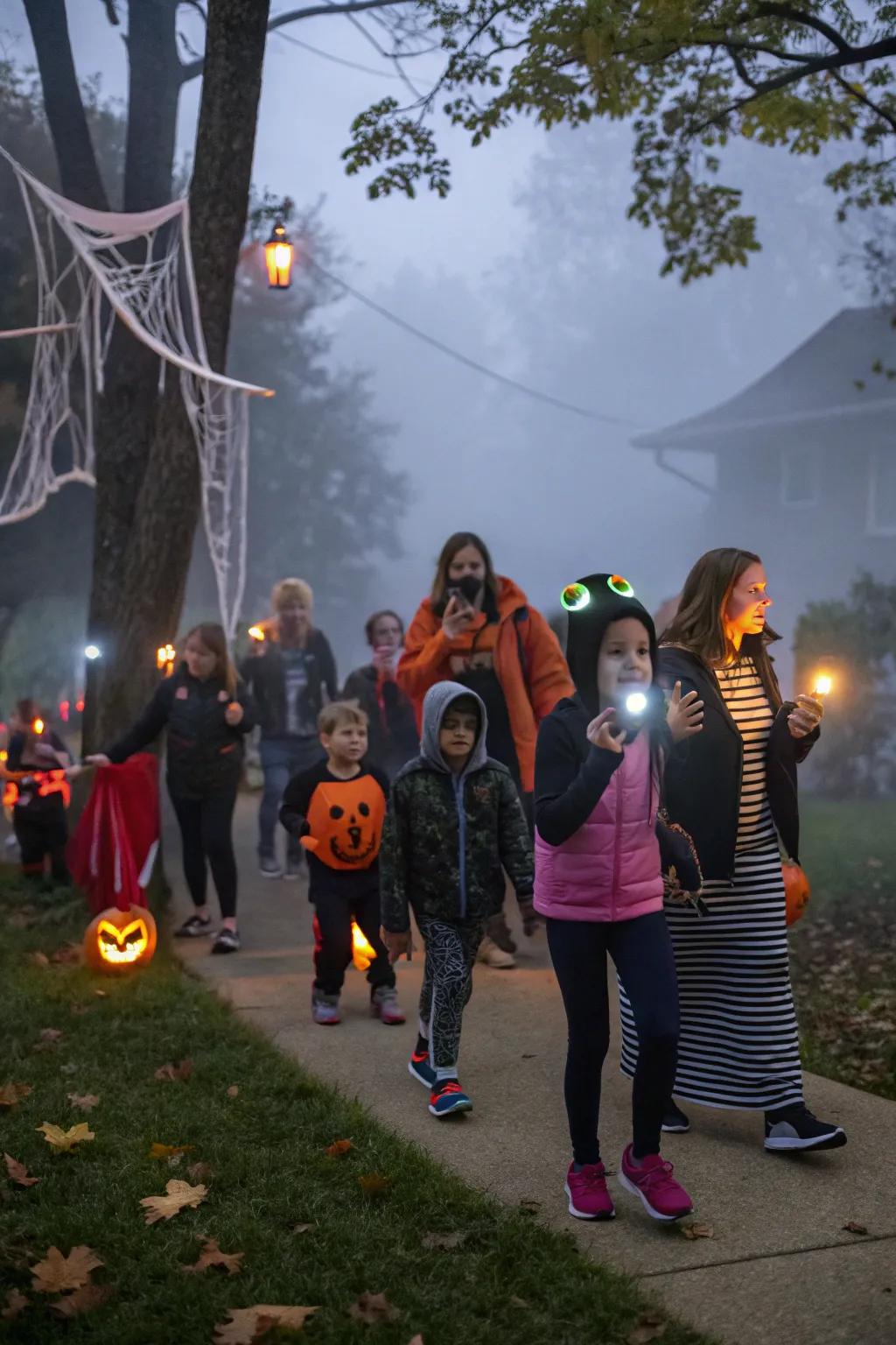 Partake in a vicinity scavenger pursuit for Halloween amusement.