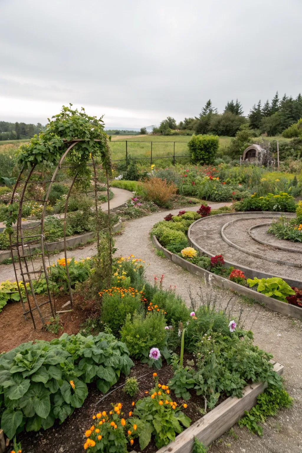 Permaculture features contribute organization and sustainability to your garden.