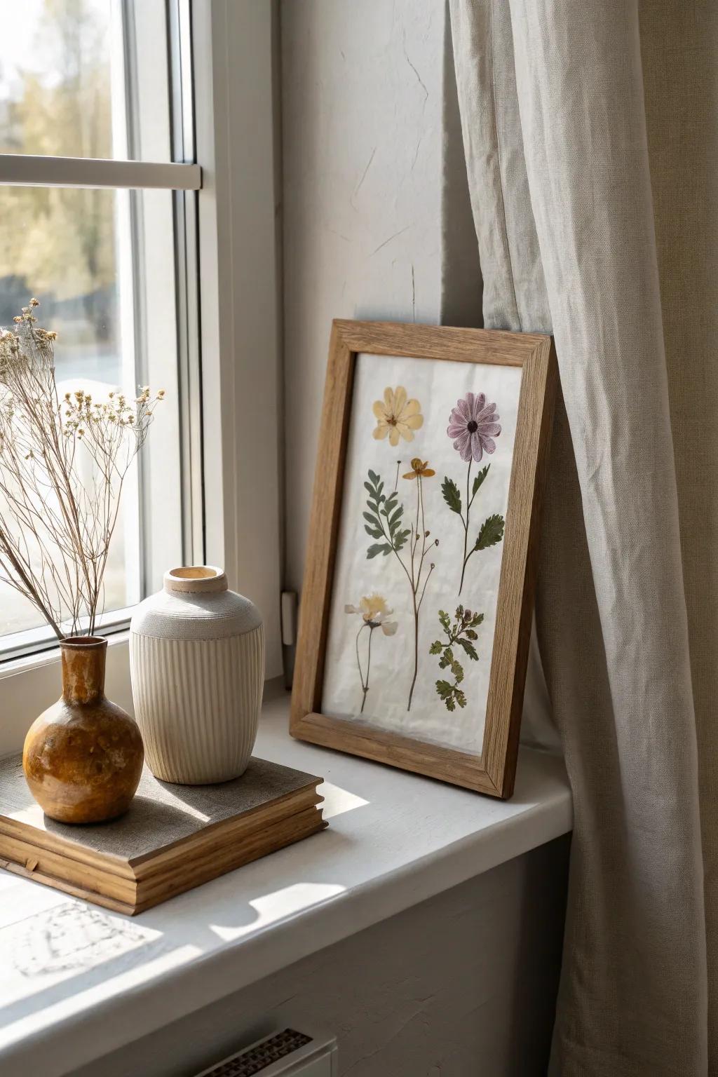 Embrace the beauty of nature with preserved bloom art.