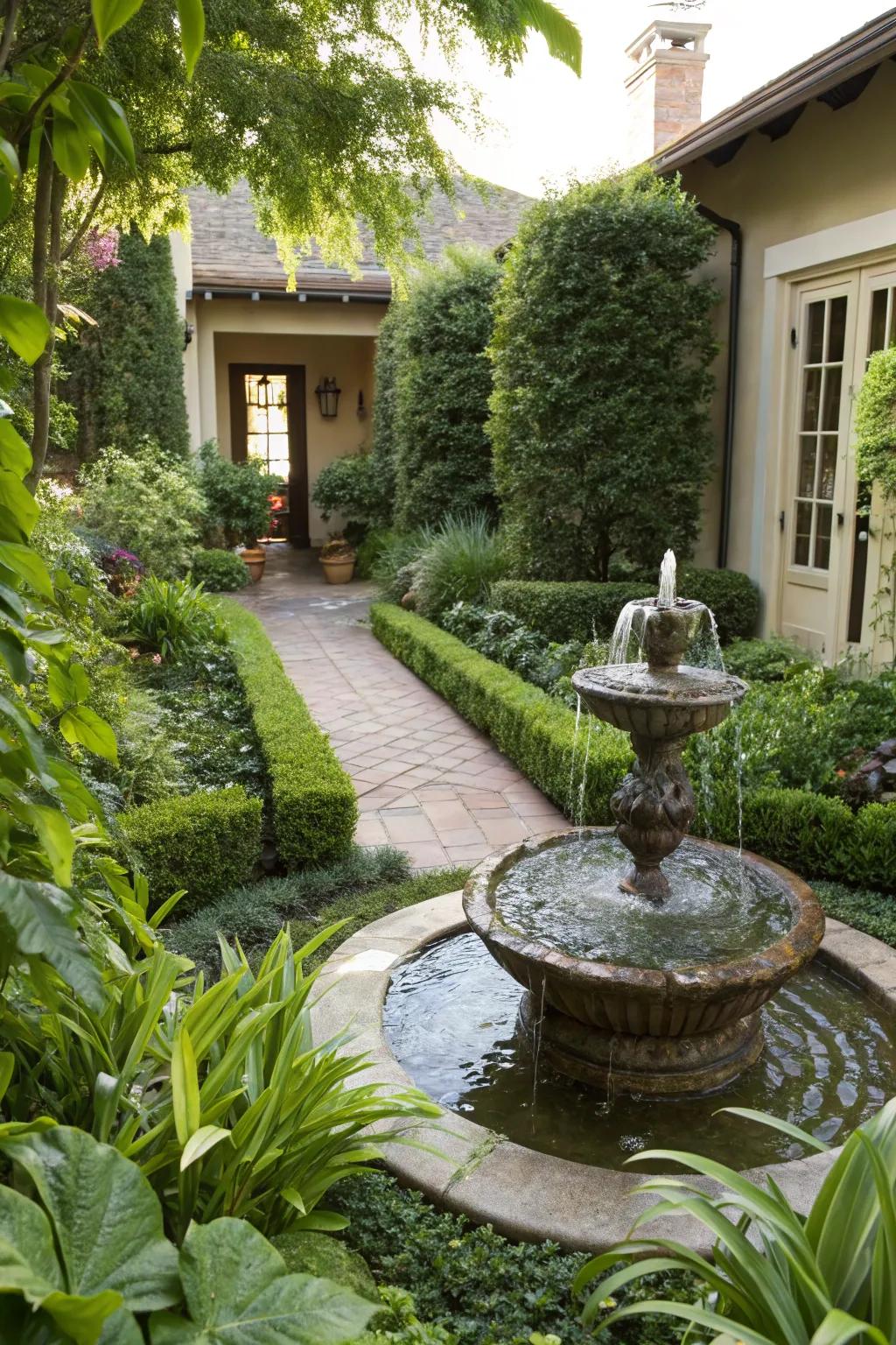 Water aspects infuse a serene element into any garden.