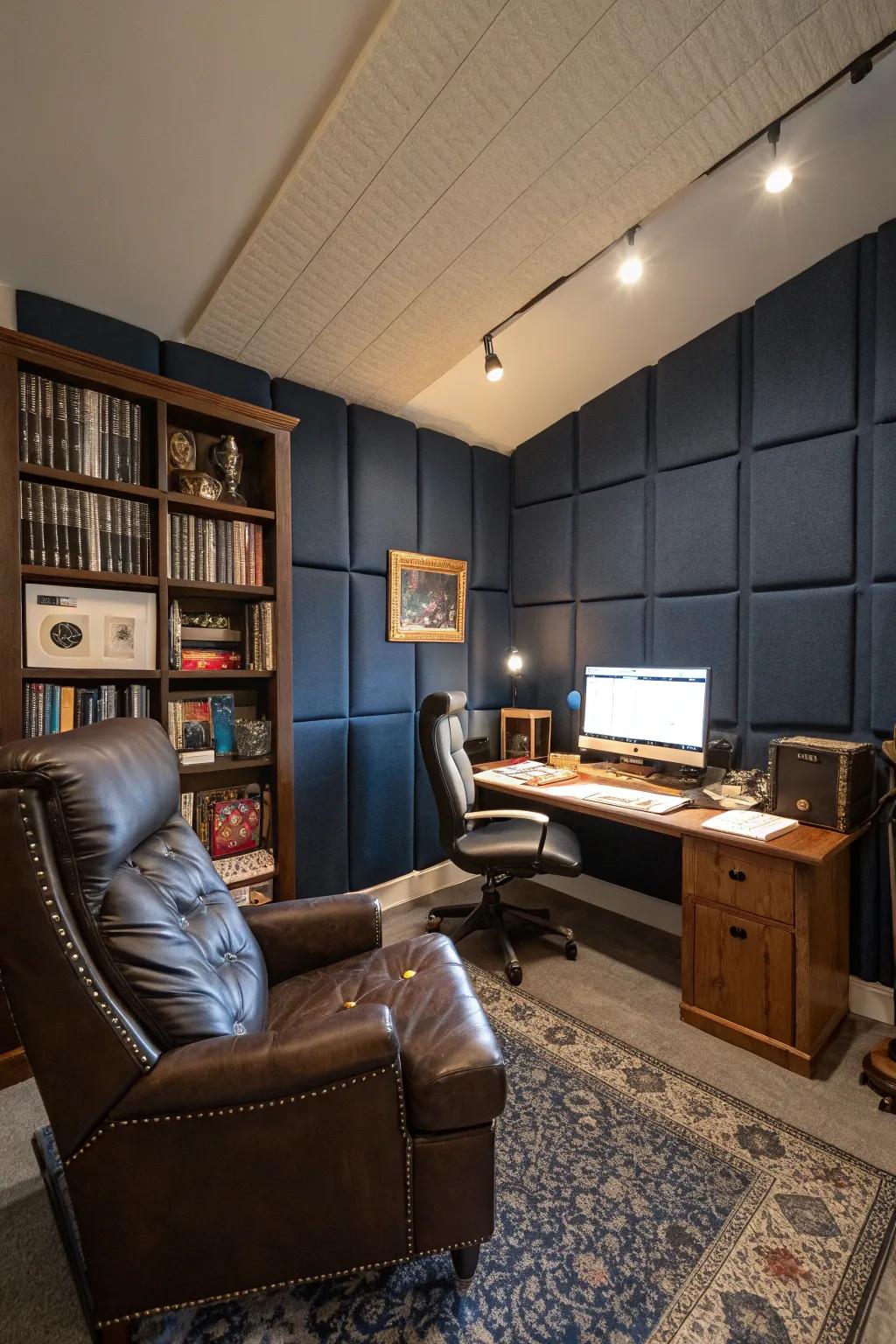 Sound dampening guarantees a calm and concentrated workspace.
