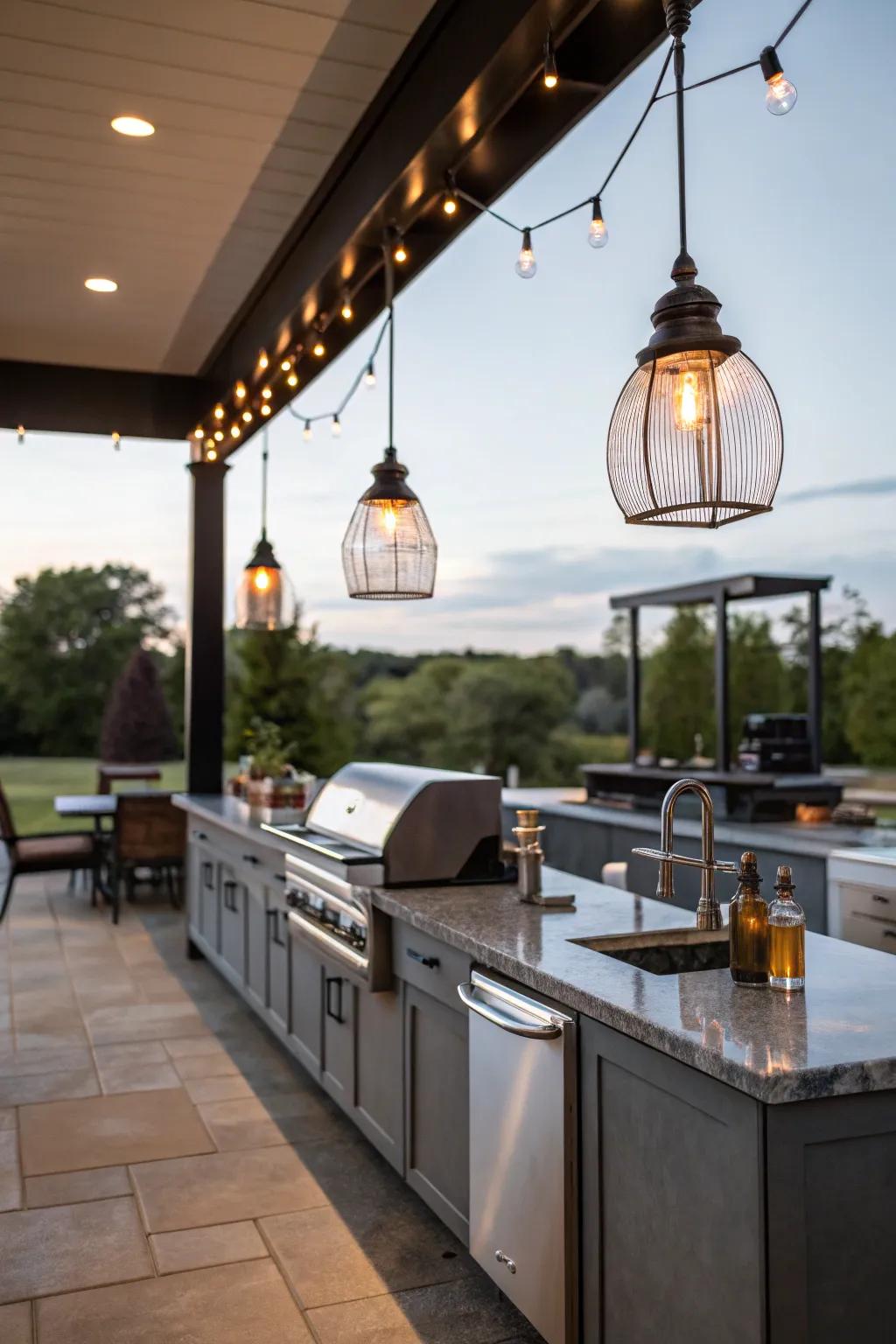 Droplights spotlight key zones with panache and function.