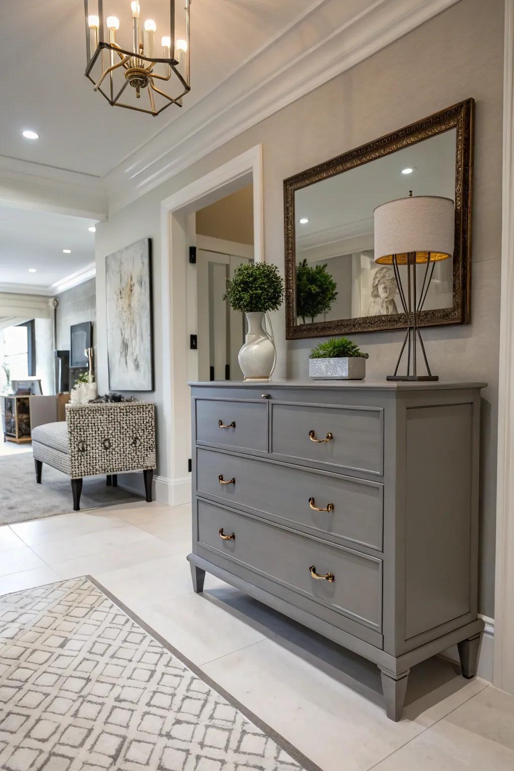 Subtle elegance with a monochrome palette.