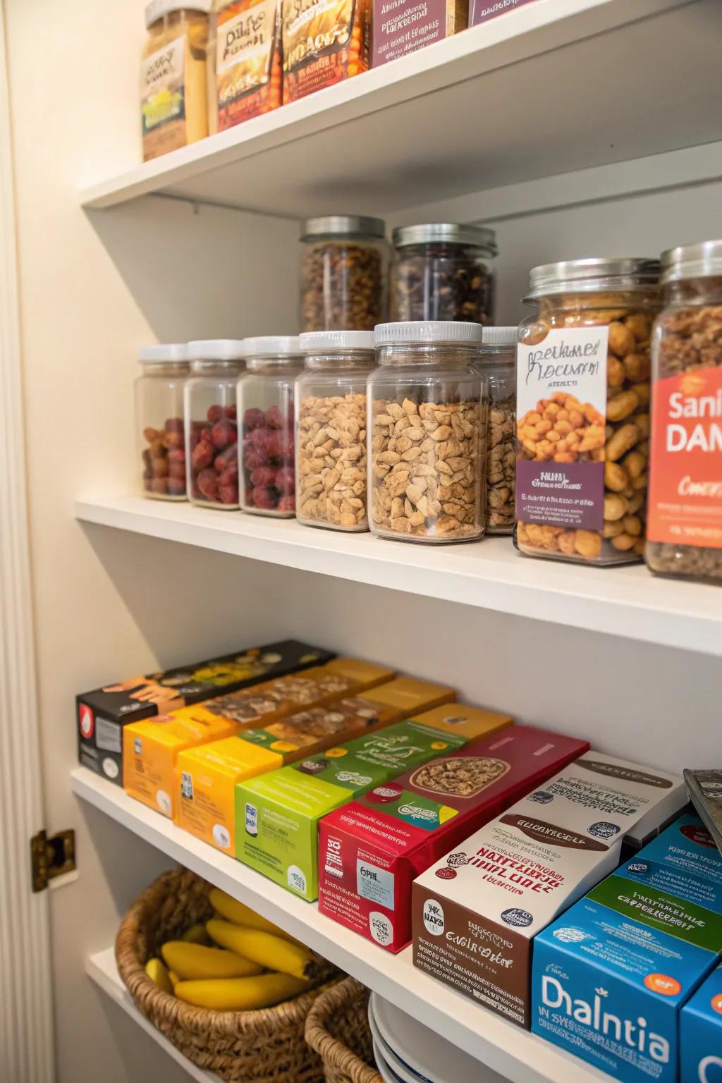 A healthy snack nook encourages thoughtful and nourishing choices.