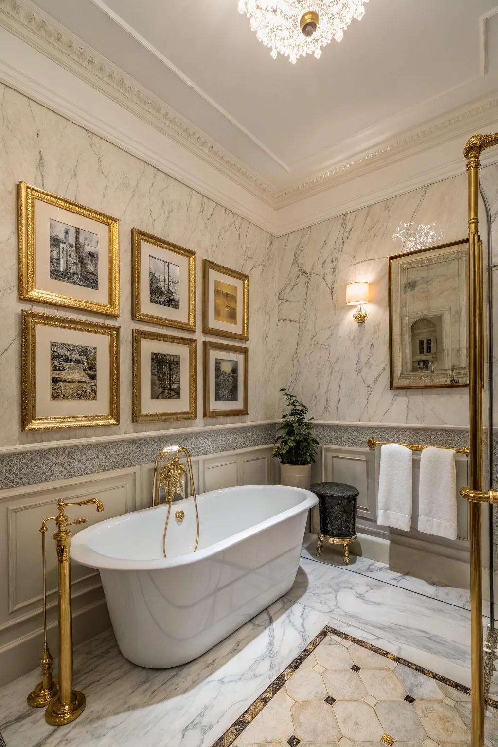 Transmute your lavatory into a spa-resembling retreat.