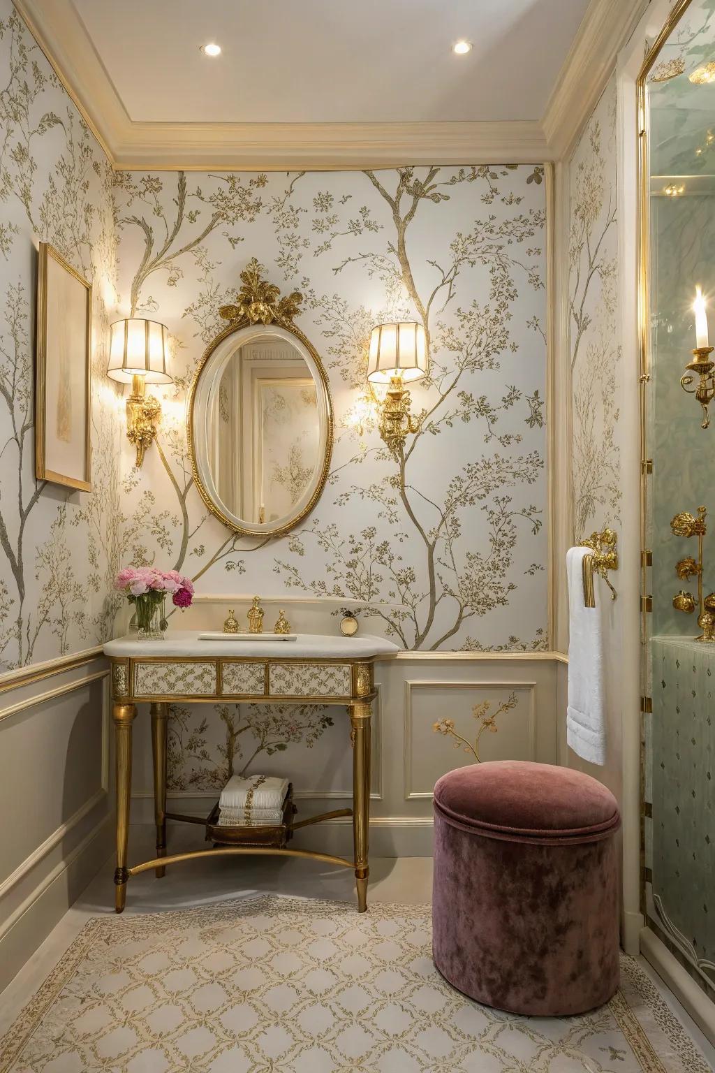 Traditional Asian design adds eternal elegance to your guest bathroom.
