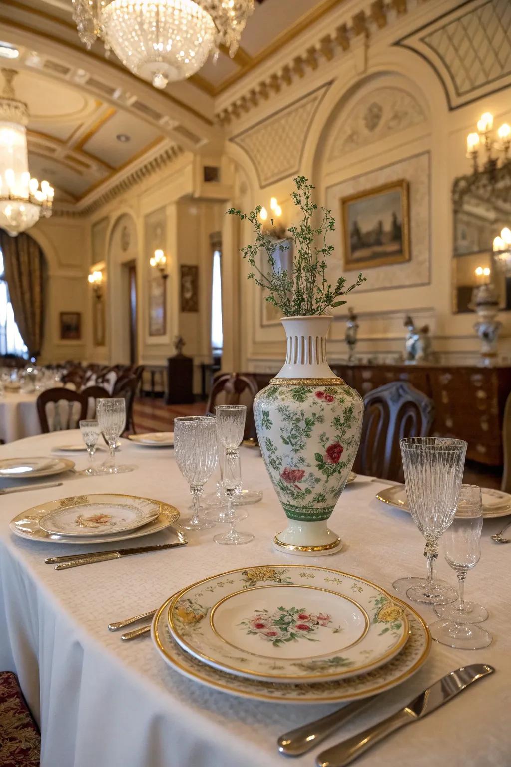 Family treasure elements infuse sentimental worth.