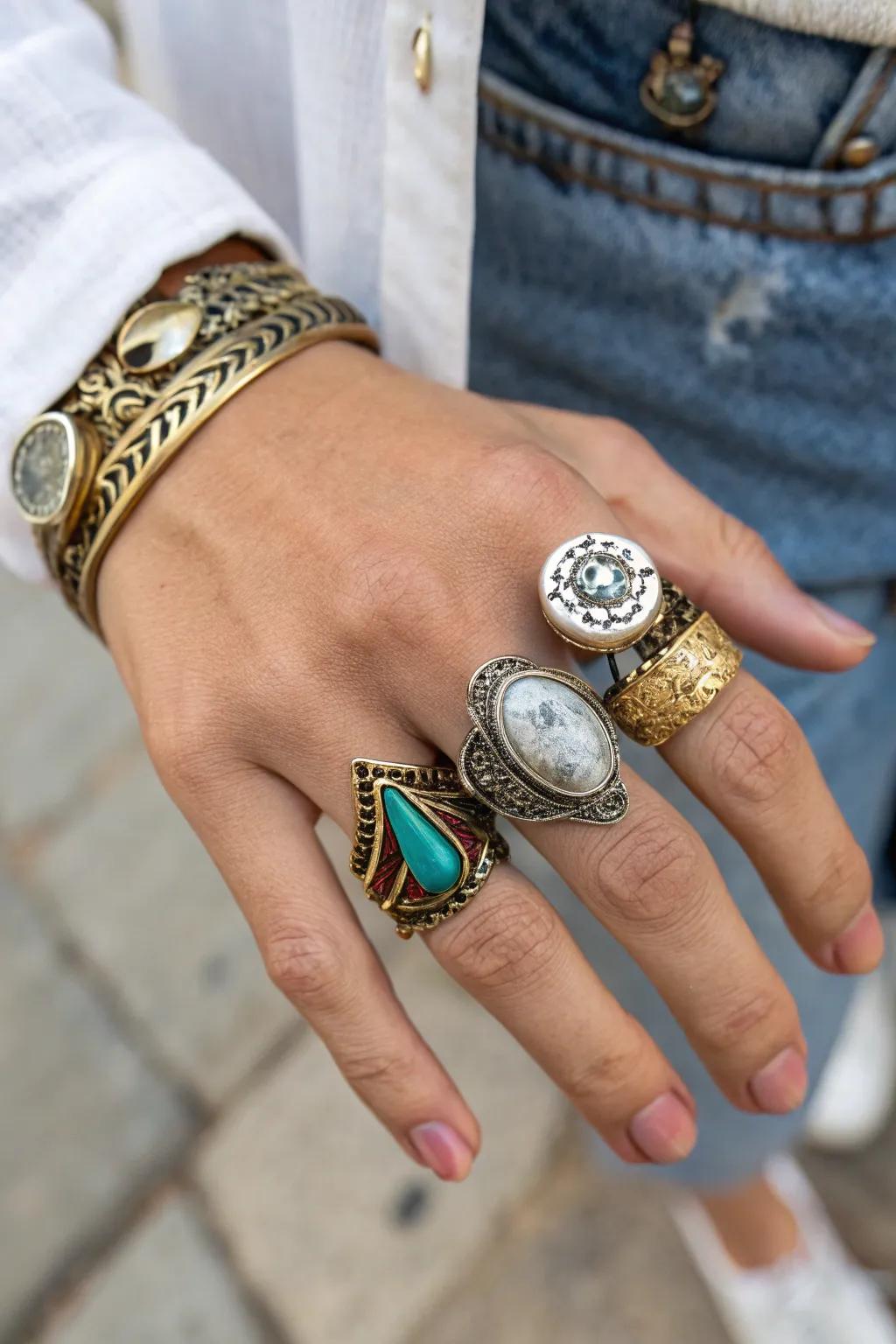 Dissimilar and Singular Ring Pairings