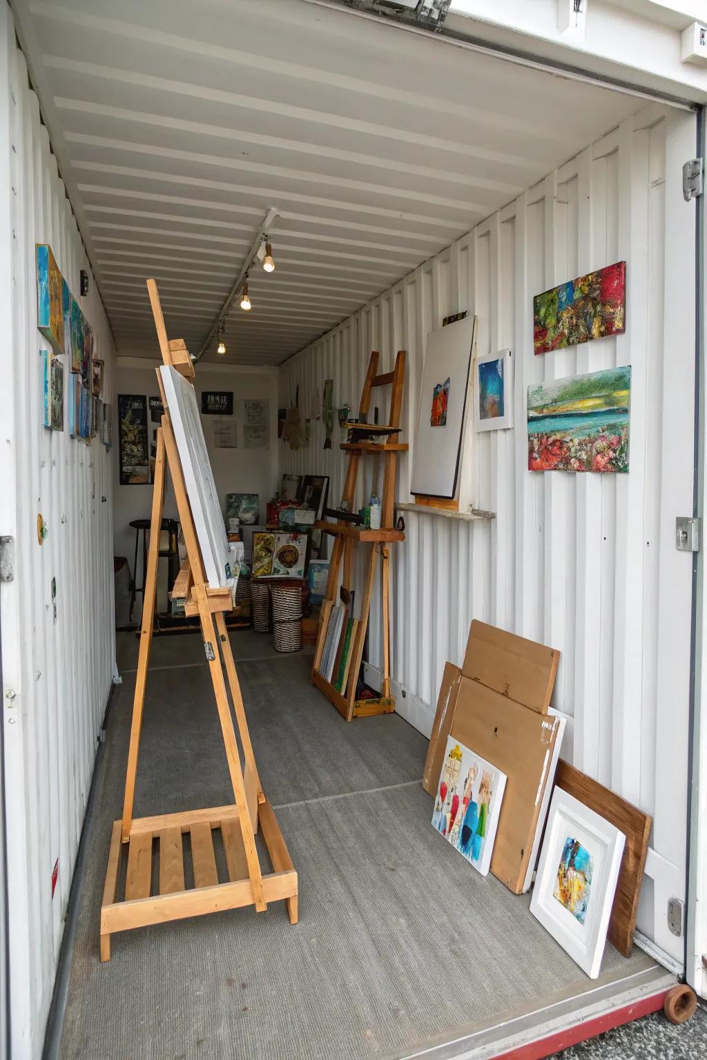 An artistic zone for creativity and motivation.