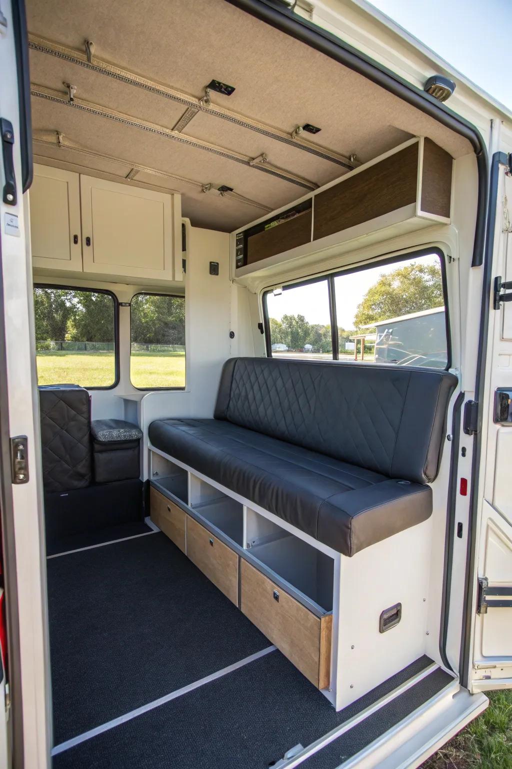 Furniture that saves space maximizes your living area.