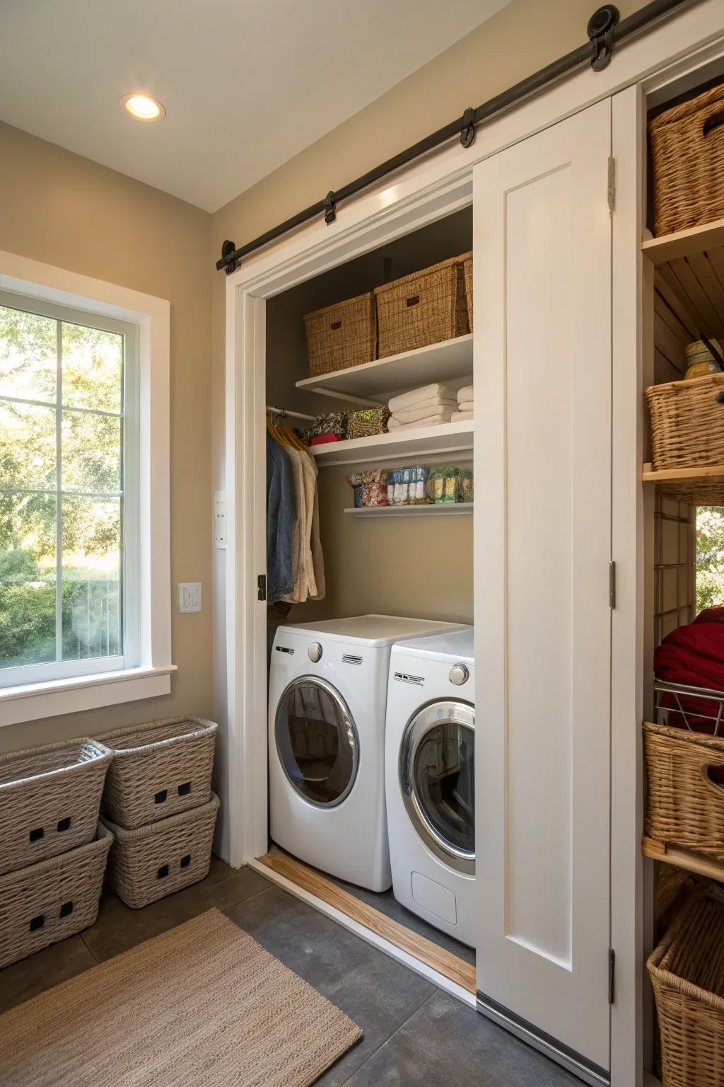 Conceal utilities for a cleaner, more appealing appearance.