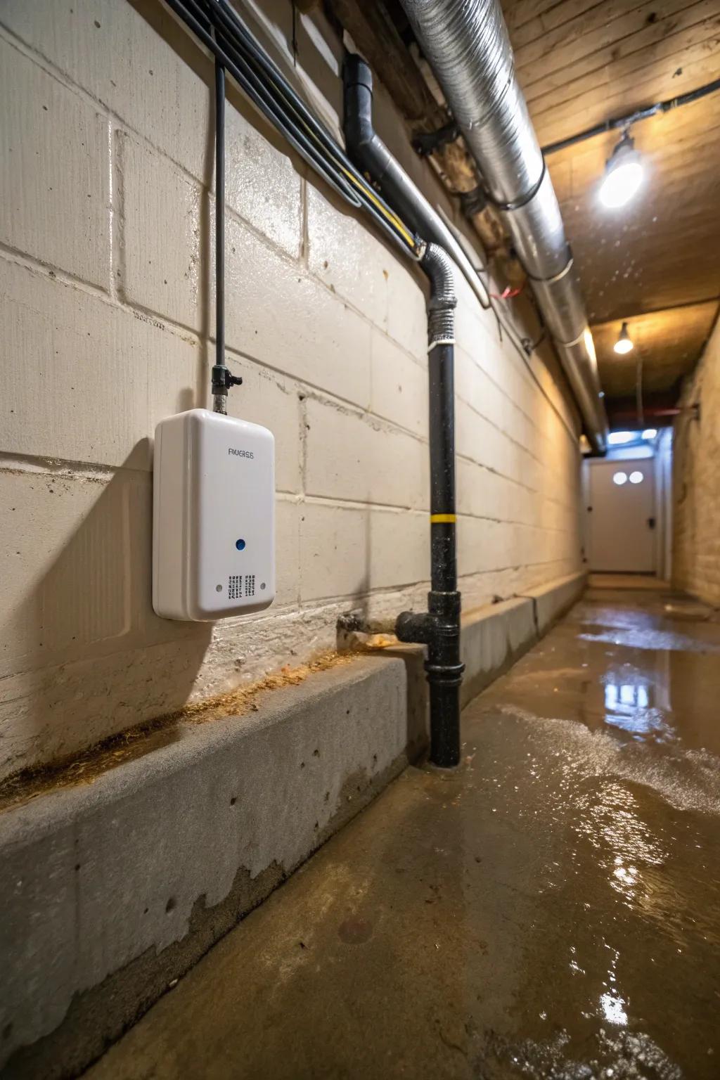 Defend your abode against water impairment through intelligent emanation sensors that extend preemptive advisories.