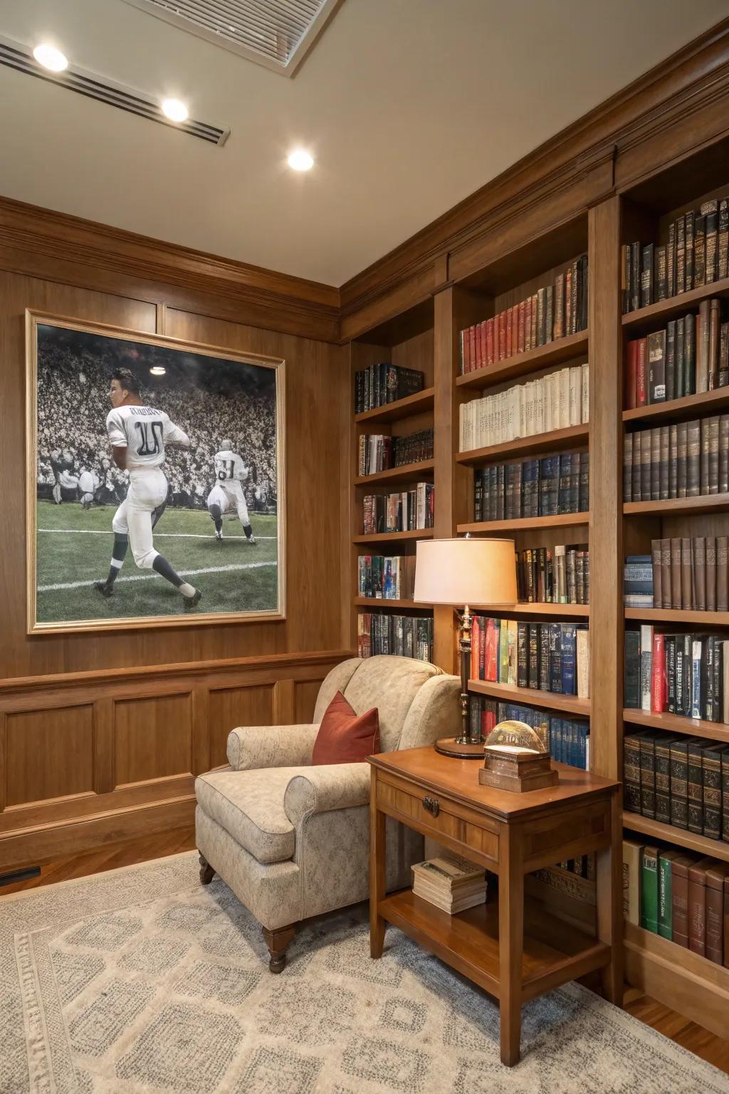 Relive renowned moments in sports history through posters.