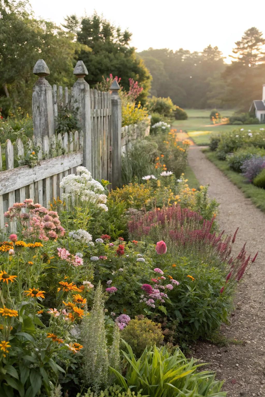 Heirloom plants impart period charm and sentimentality to gardens.