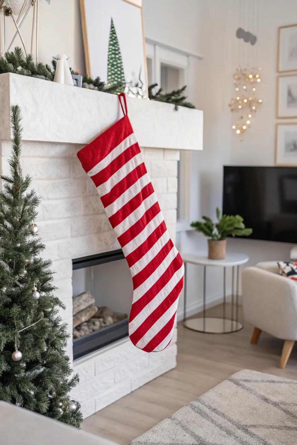 Stripes propose a quintessential and elegant design.