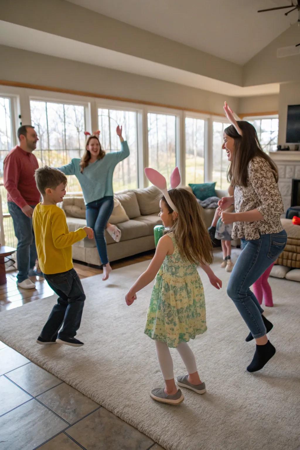A lively hare leap dance to commemorate Easter.