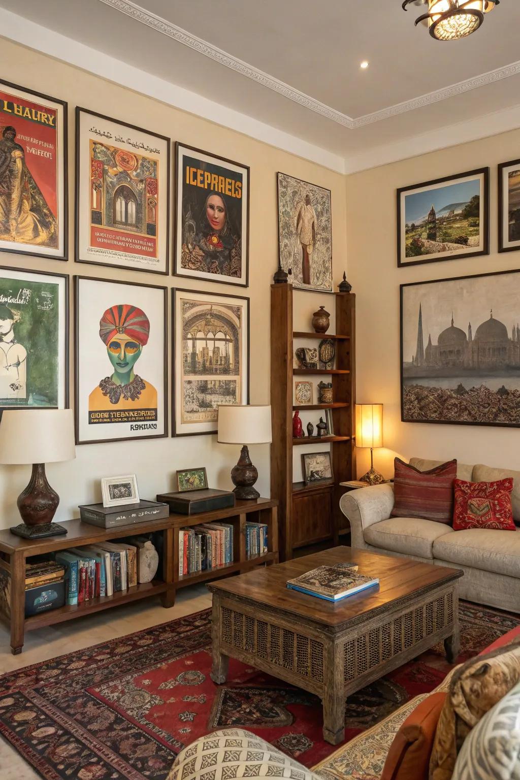 Cultural art enriching a sense of worldly elegance.