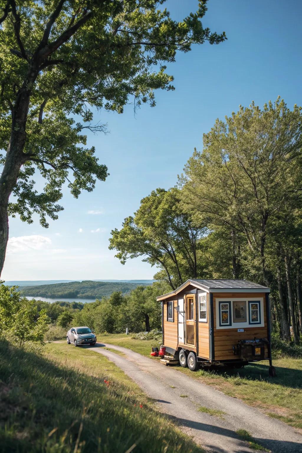 Mobile pocket-sized residences proffer the liberty to explore novel locales.