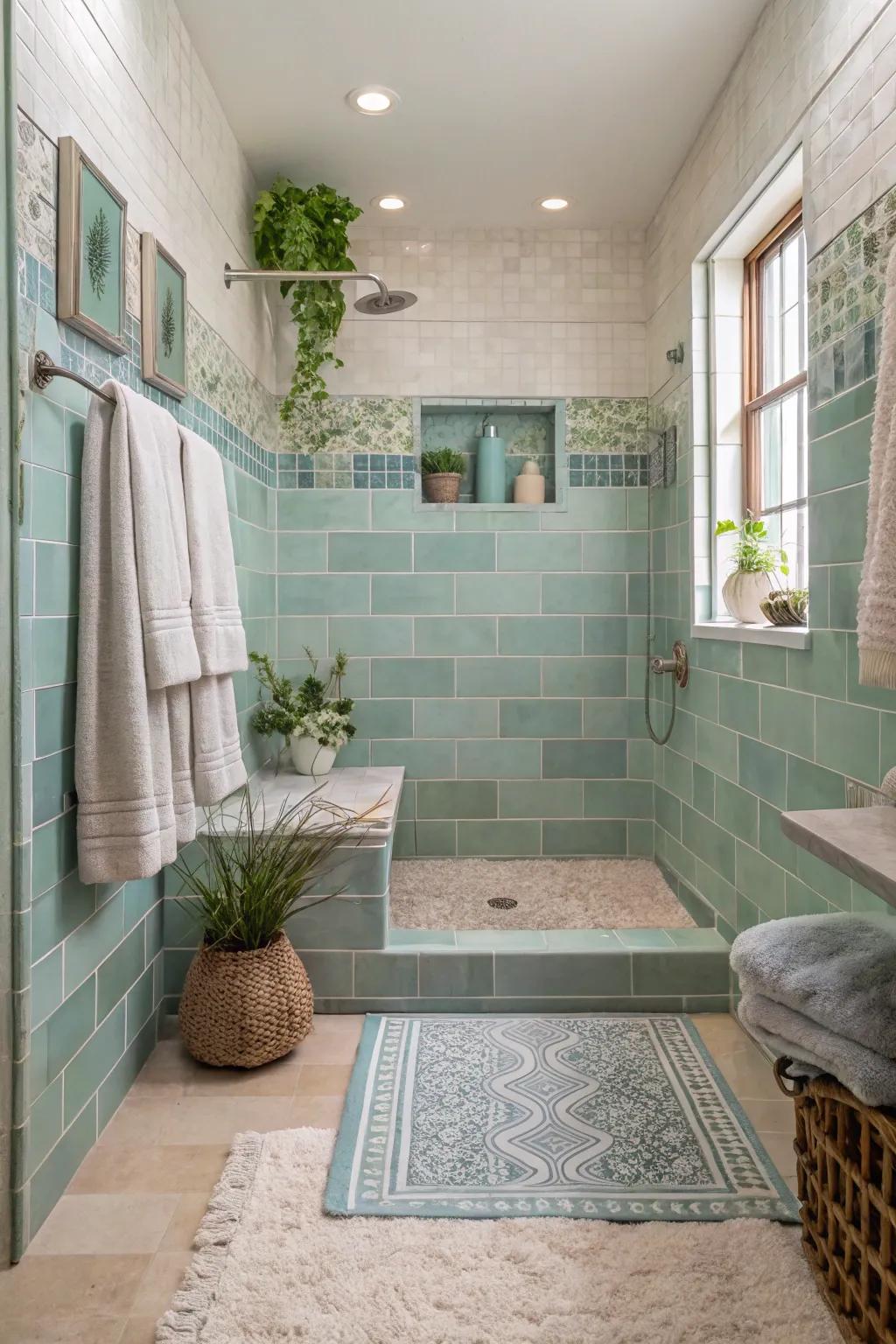 A subtle chromatic palette engenders a serene and open ambiance.