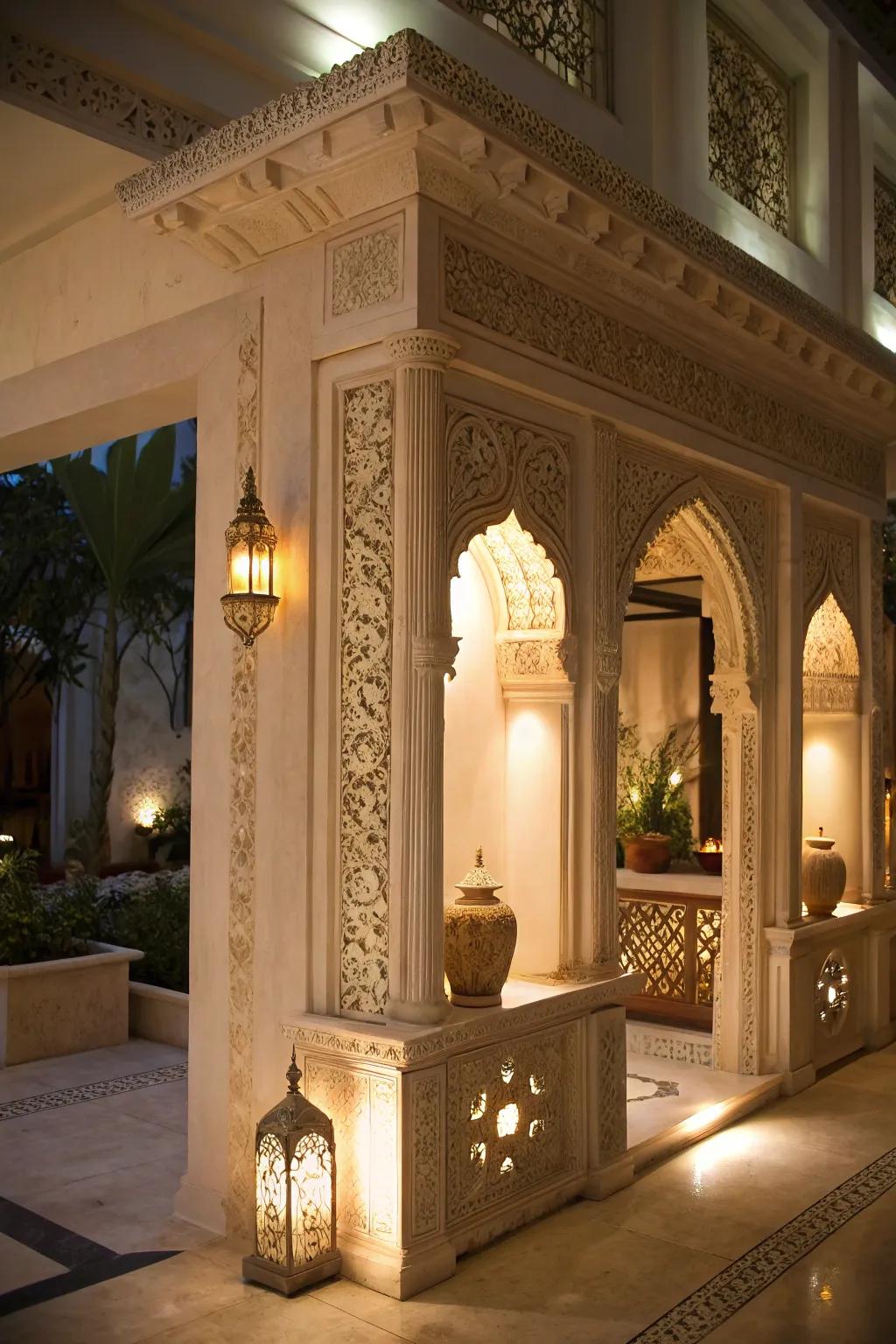 Lighting that transforms the atmosphere.