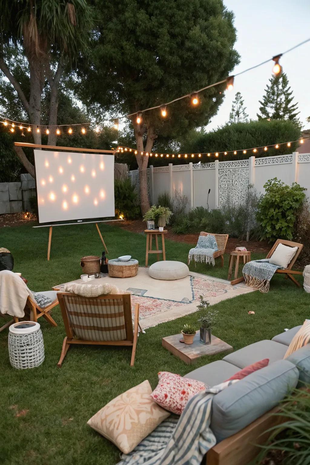Garden stools furnish convenient and space-saving seating.