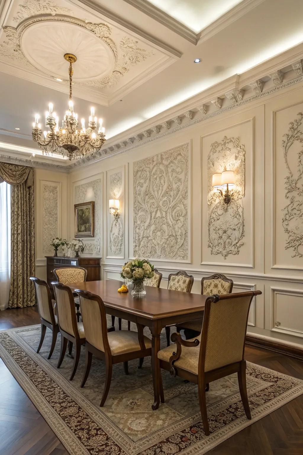 Take your walls up a notch using trim.