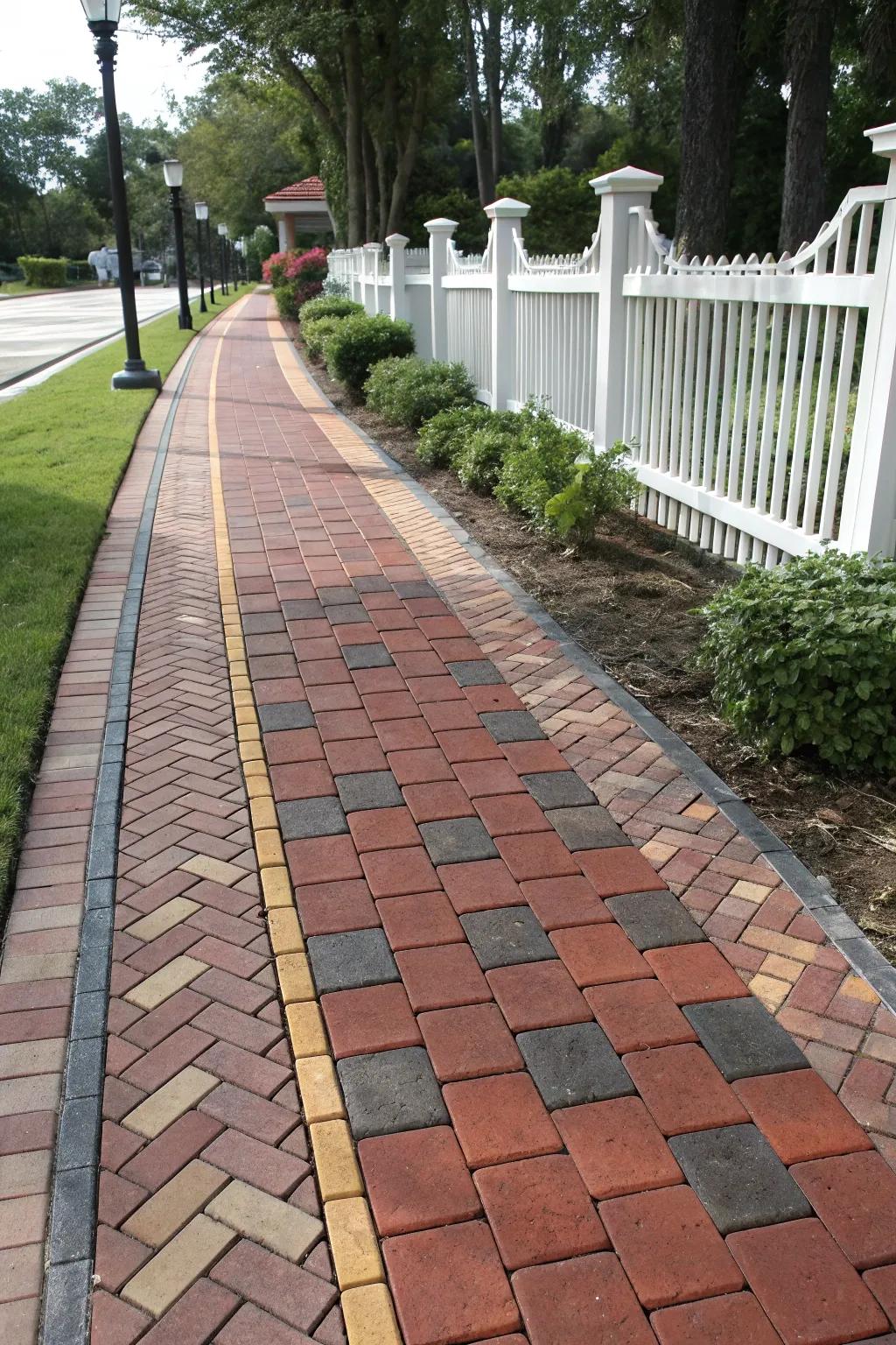 Borders: Elevate your walkway via imaginative perimeters.
