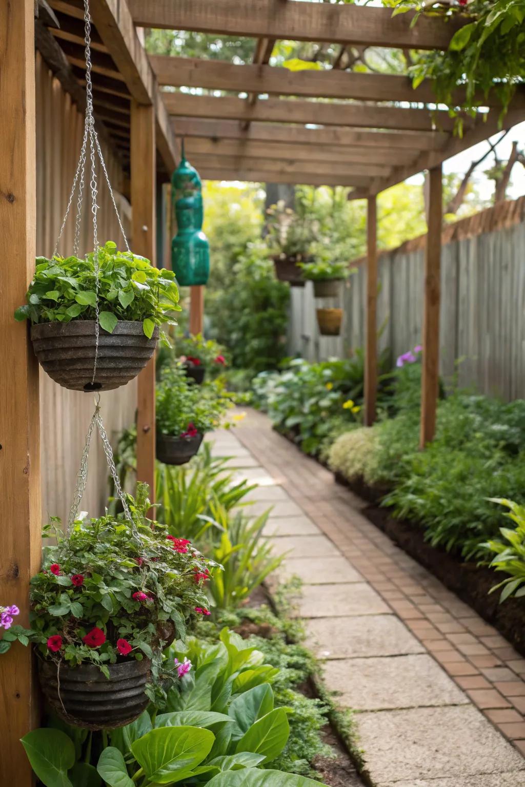 Synthetic flasks discover novel utility as inventive suspending vessels.