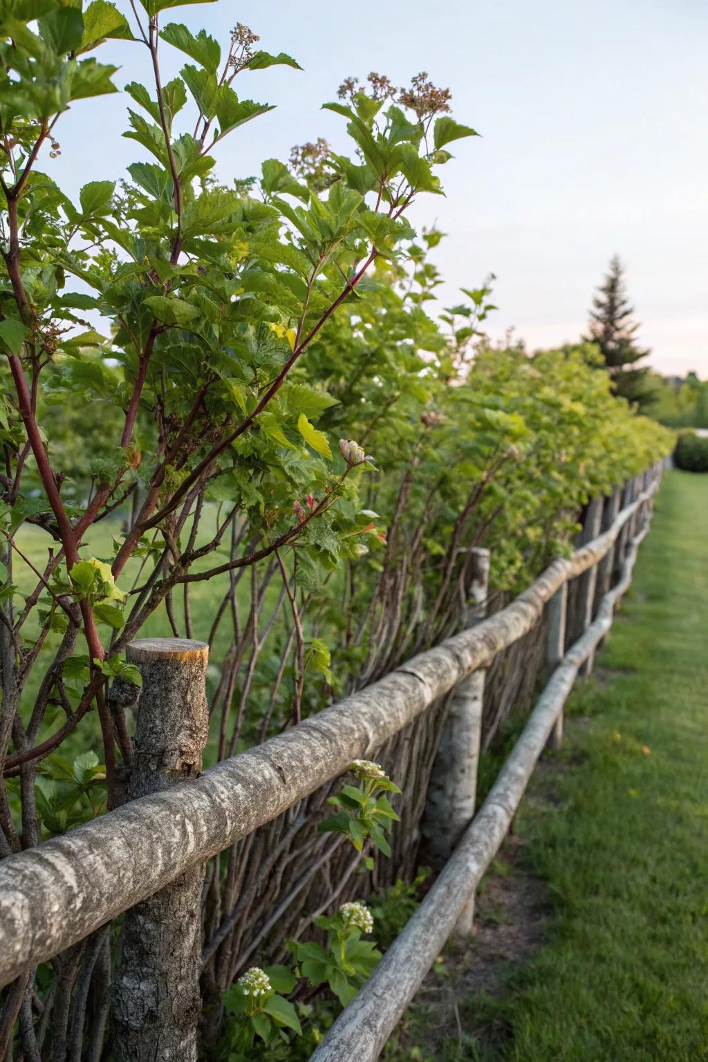 Barkbeauty adds texture and charm to your fence.
