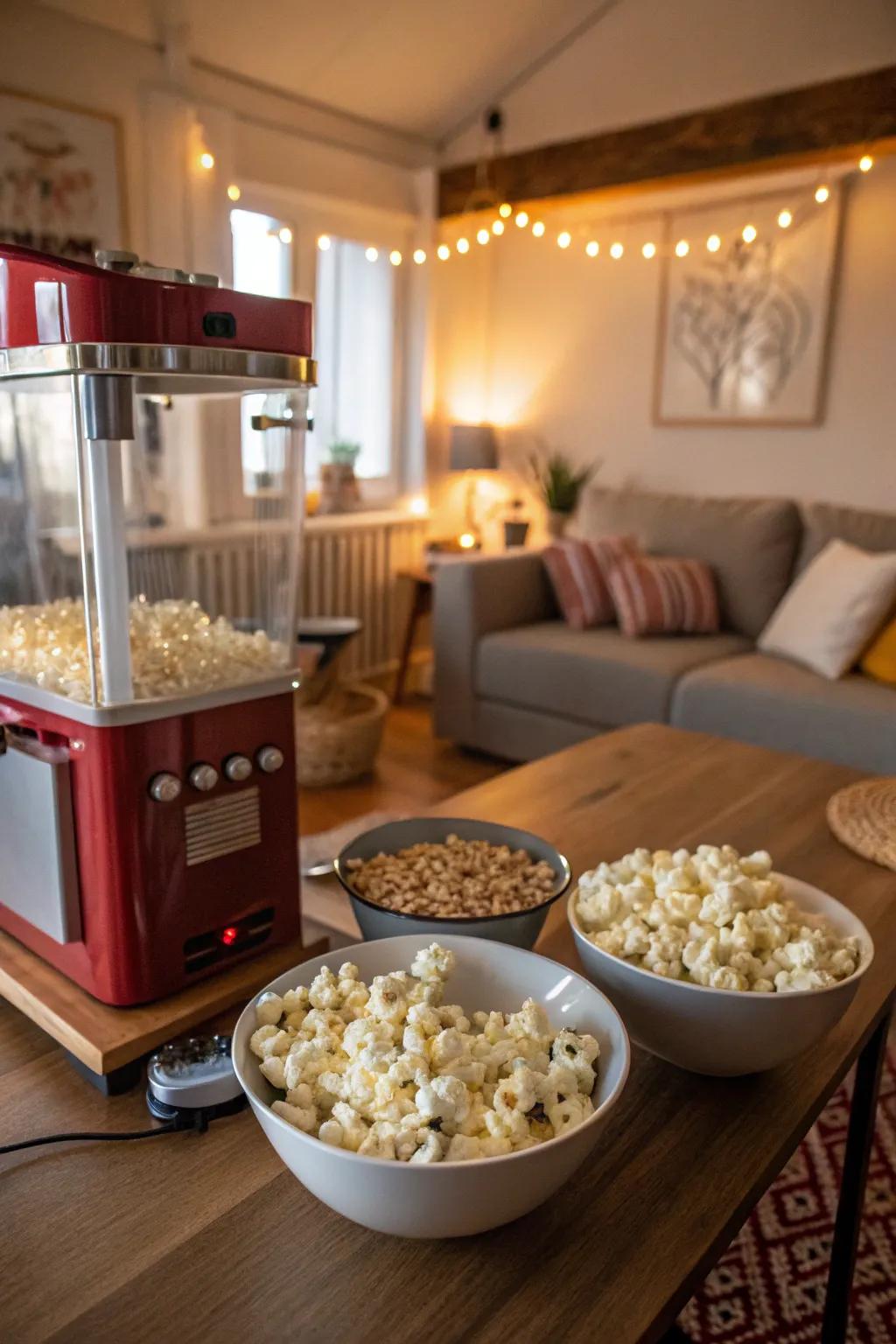 Fresh puffed grain is an essential for an authentic fair adventure.