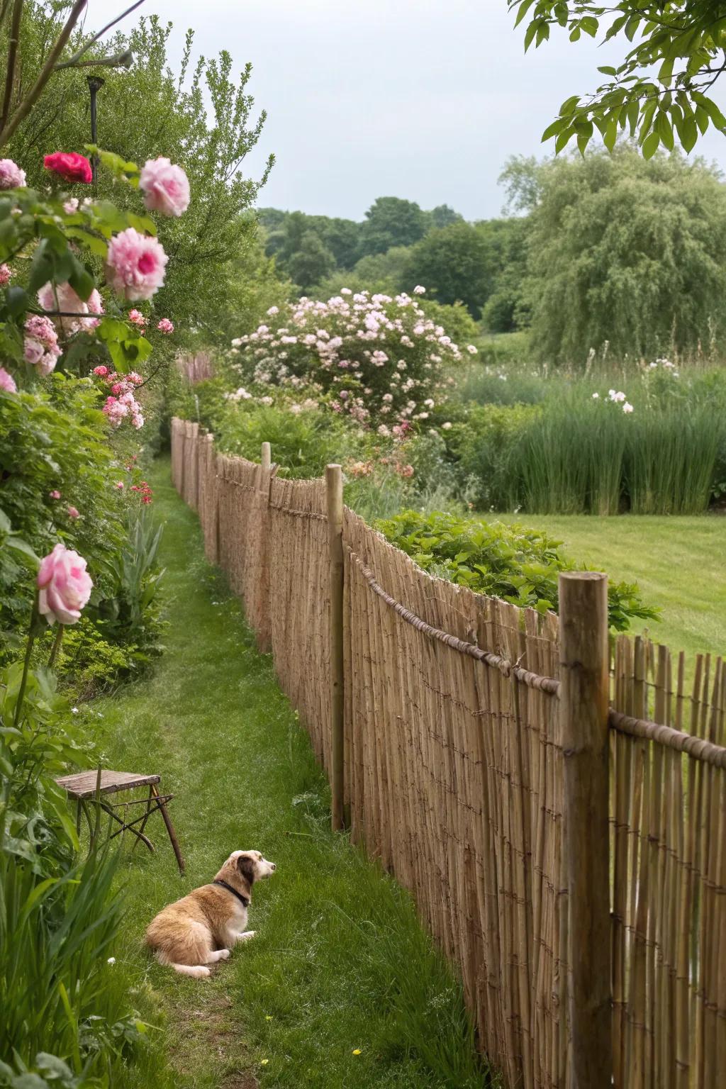 Swampgrass fencing offers a swift and lightweight solution for temporary canine containment.