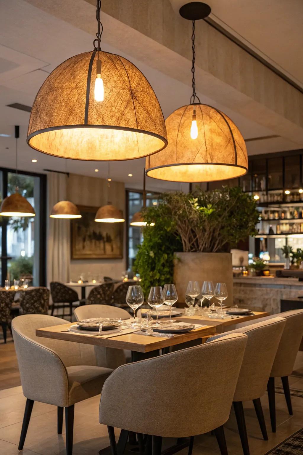 Singular lighting fixtures contribute personality and style to any room.