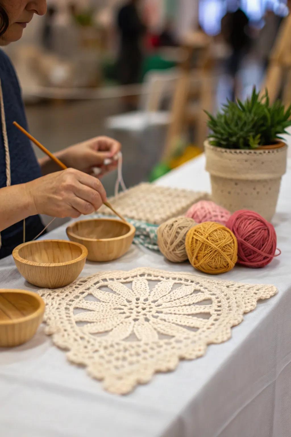 Captivating Crochet: Watch the Art Unfold at Our Sequential Showcase