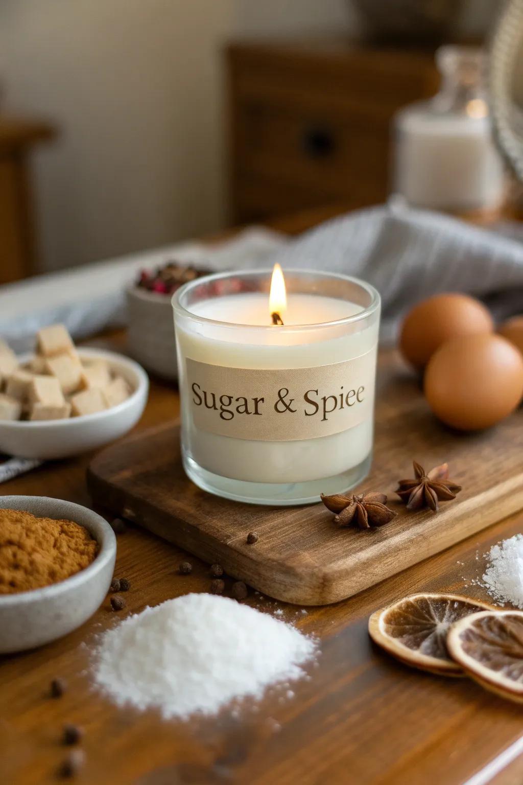 Sugar & Warmth Candle for Festive Cheer