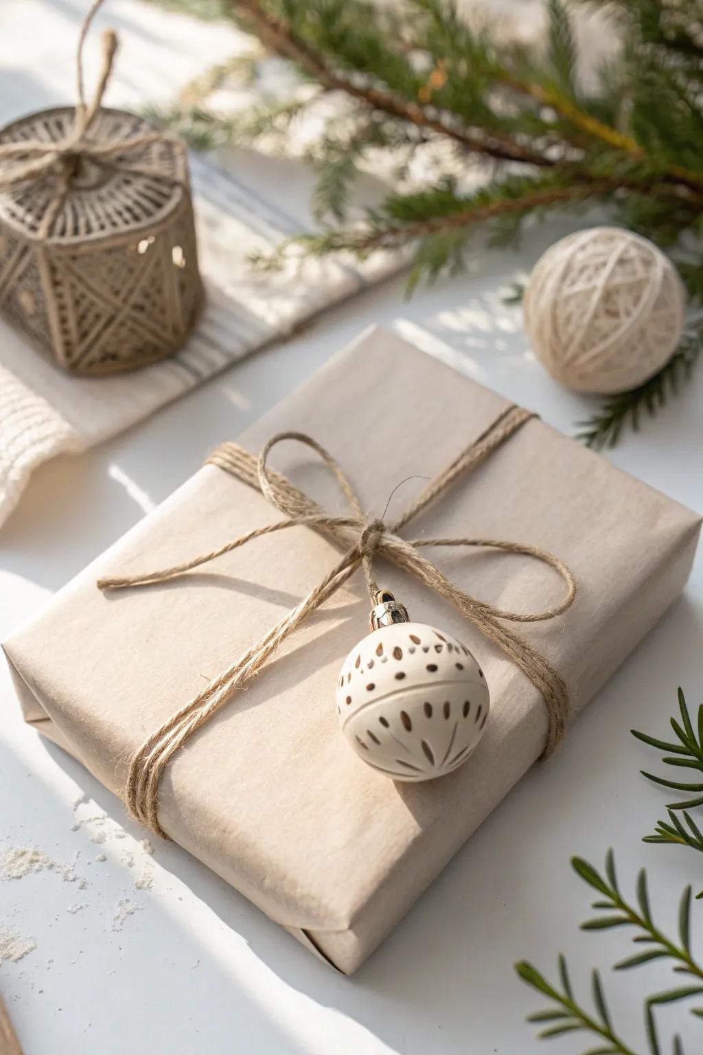 Elevate your gift wrapping with a nuance of festive elegance and ageless charm.