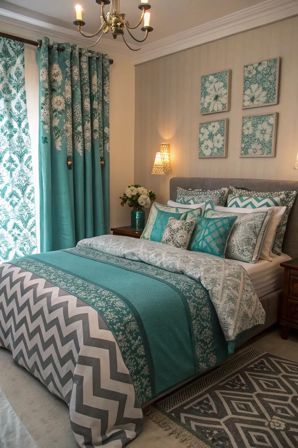 Style mixing adds texture and character to the space.