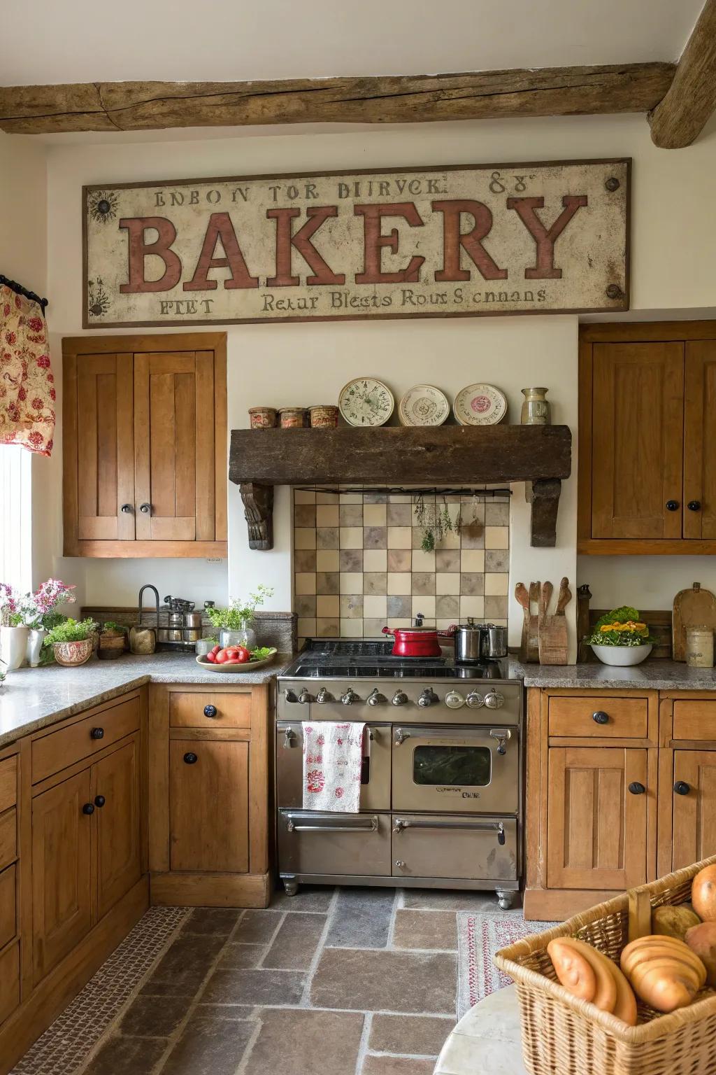 Antique boards infuse spaces with nostalgia and charm.