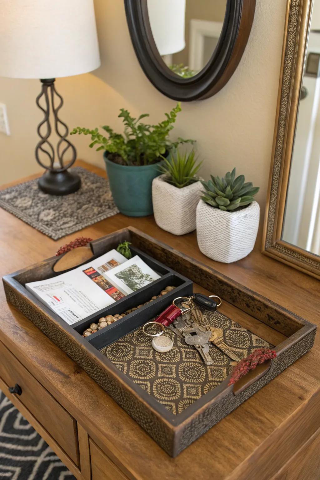 Utilitarian elegance with everyday essentials.