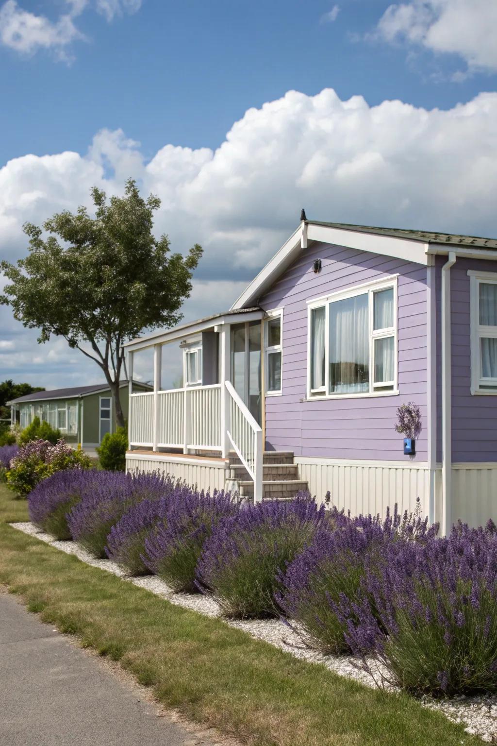 Pale iris offers a soothing and serene consequence.