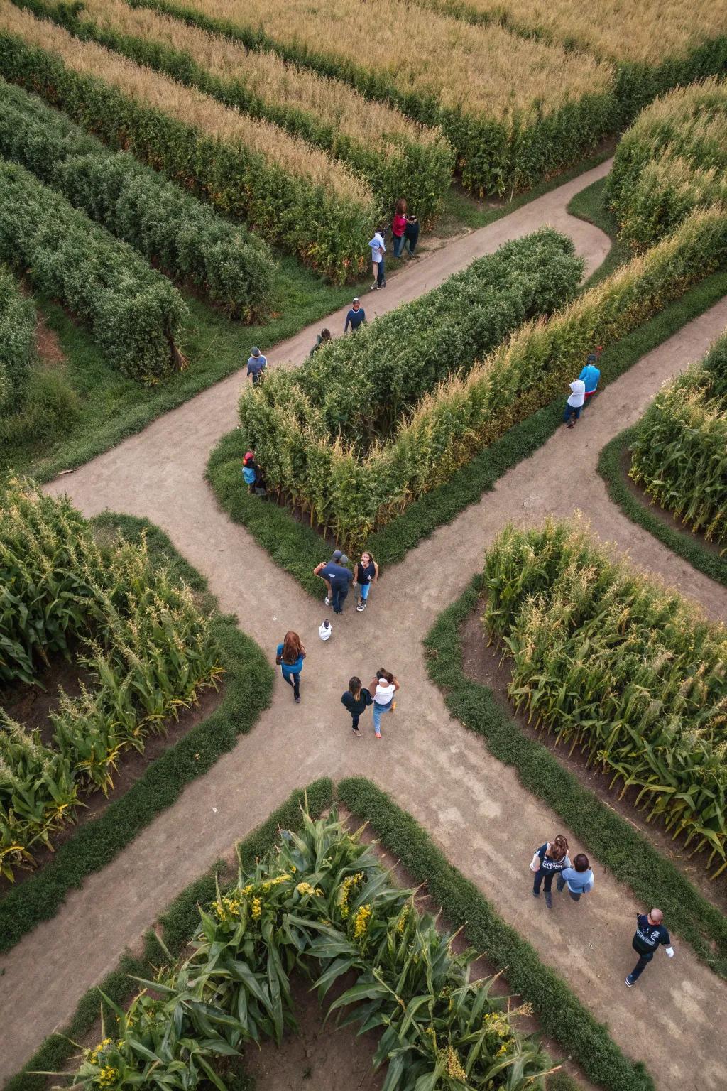 An exhilarating maize maze excursion for all ages