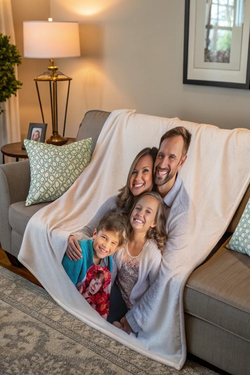 Remain snug and sentimental via a tailored family visual covering.