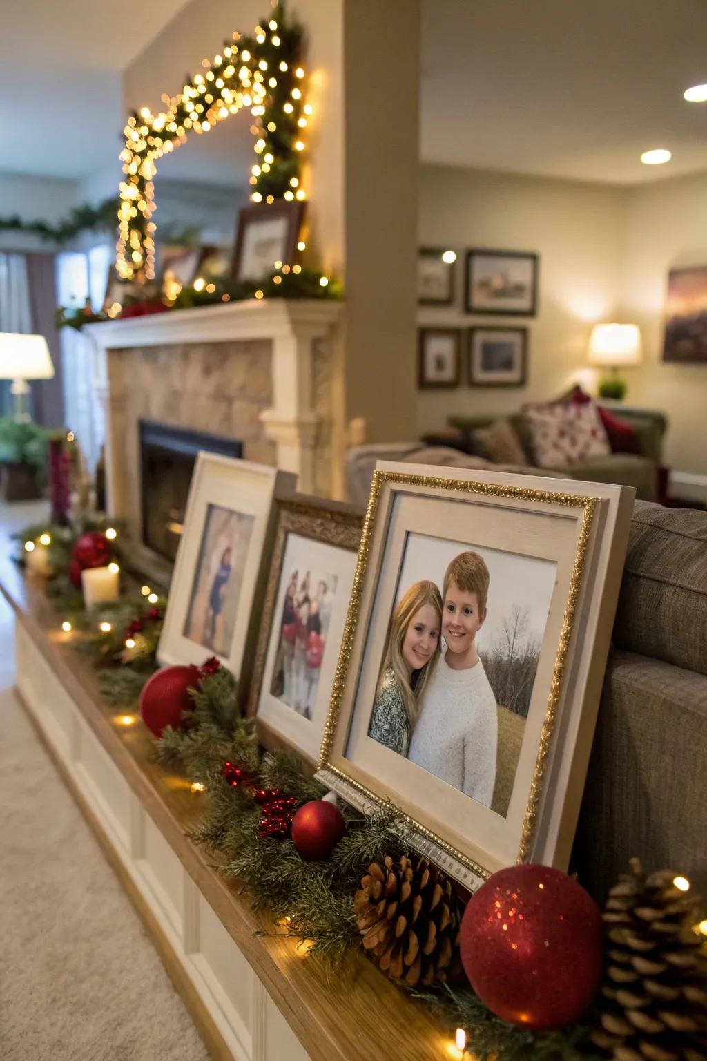 Periodic image display with themed decorations