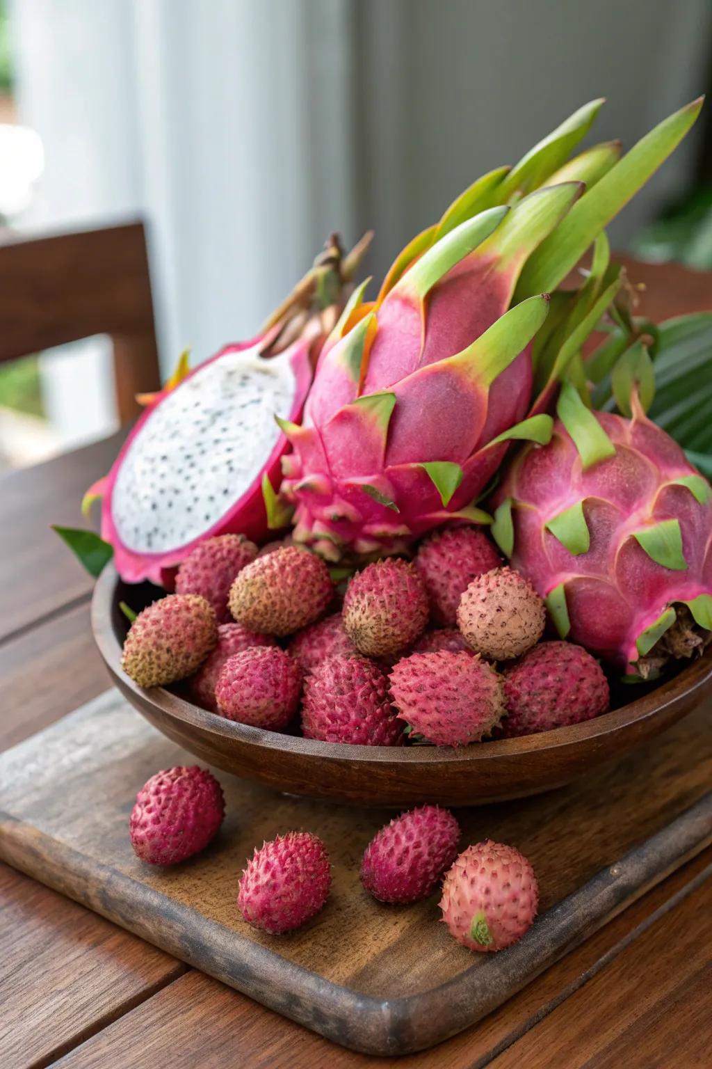 An exotic fruit design that emanates luxury and refinement.