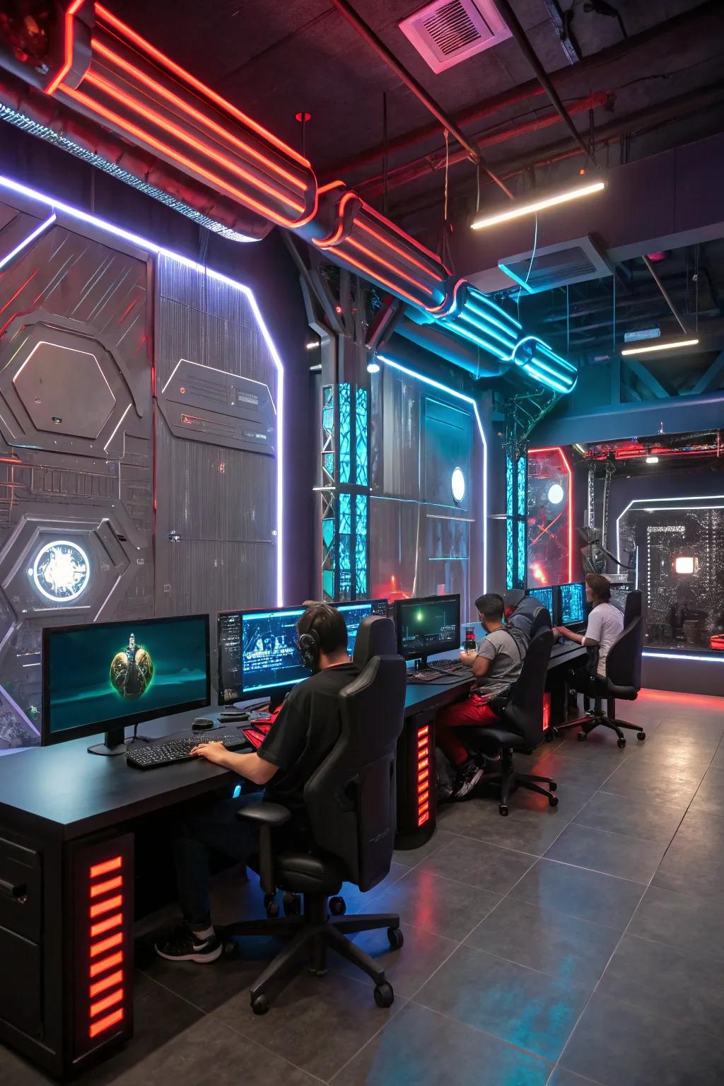 Enter the future with a sci-fi inspired setup.