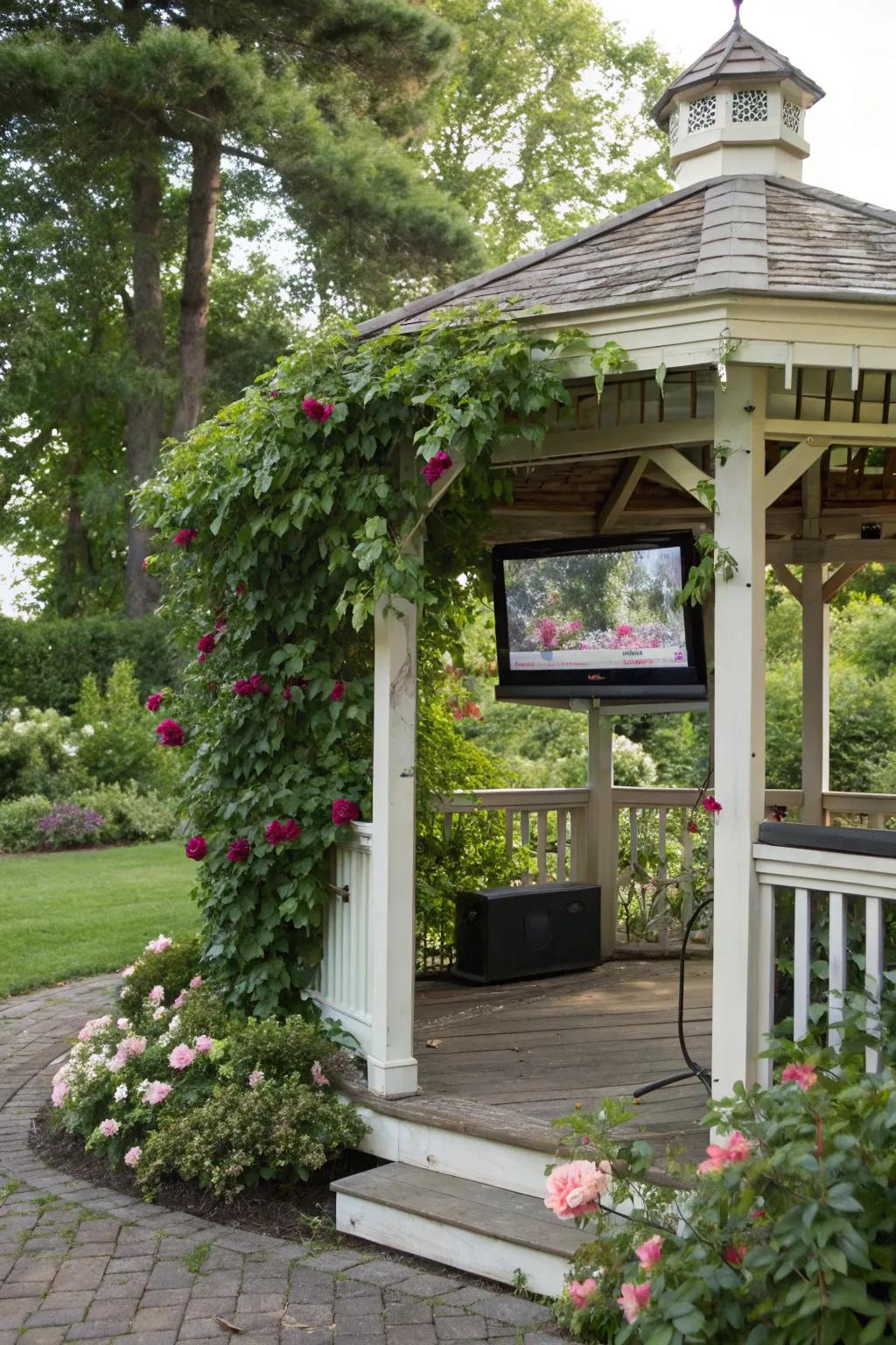 Corner hangers make efficient use of space.